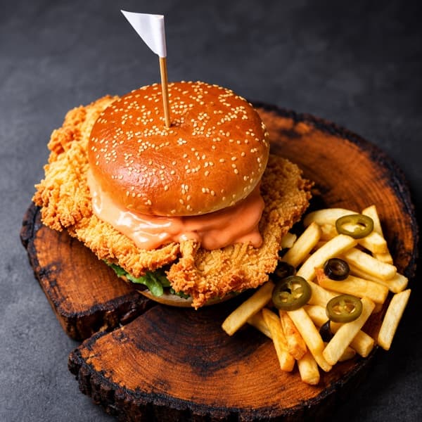 Crunchy Monster Burger