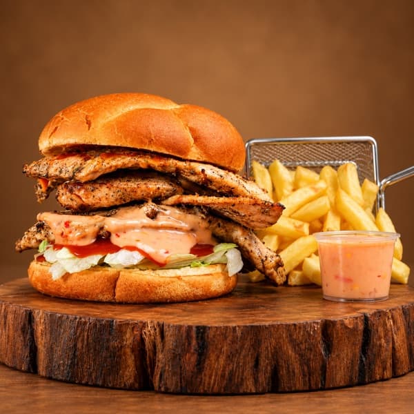 Peri Peri Grilled Burger